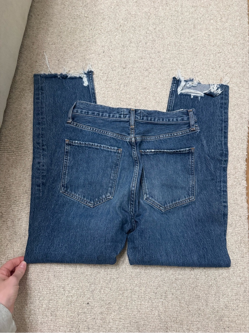 Agolde Riley High Rise straight Jean Crop - Picture 5 of 5